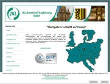 Tablet Screenshot of jkl-kunststofflackierung.de